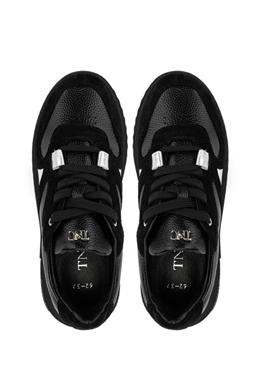 Tamer Tanca Bej Kadın Deri Sneaker 1037 01 BN AYK SK24-25 - Görsel 6