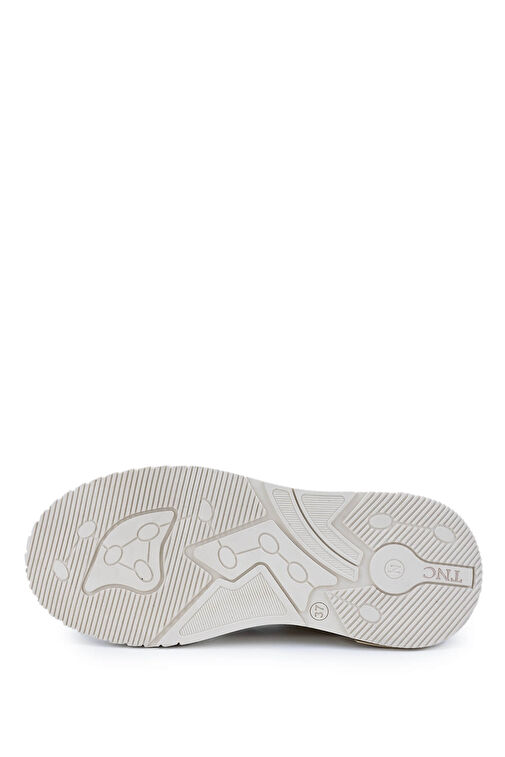 Tamer Tanca Kadın Hakiki Deri Bej Sneakers & Spor Ayakkabı - Görsel 5