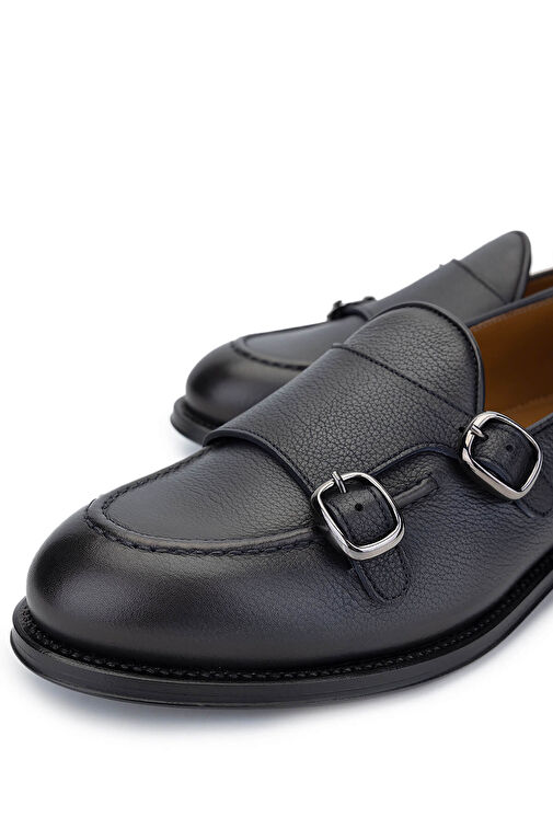 Franceschetti Erkek Hakiki Deri Antrasit Loafer Ayakkabı - Görsel 4