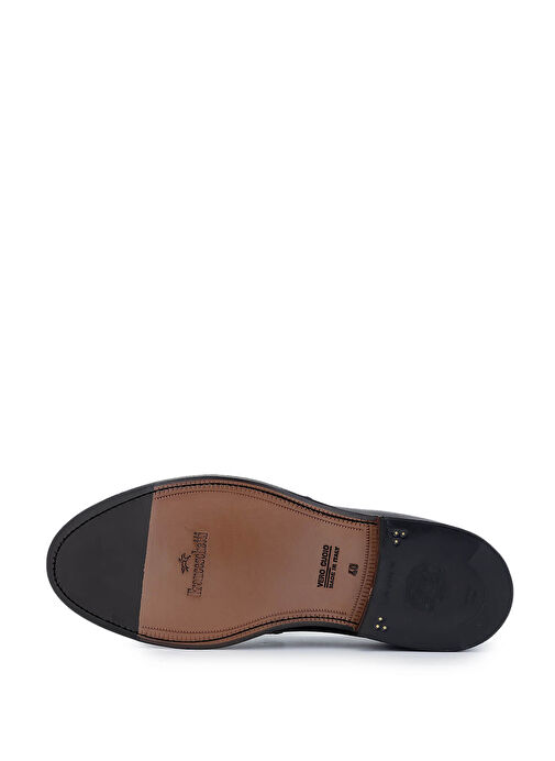 Franceschetti Erkek Hakiki Deri Antrasit Loafer Ayakkabı - Görsel 5