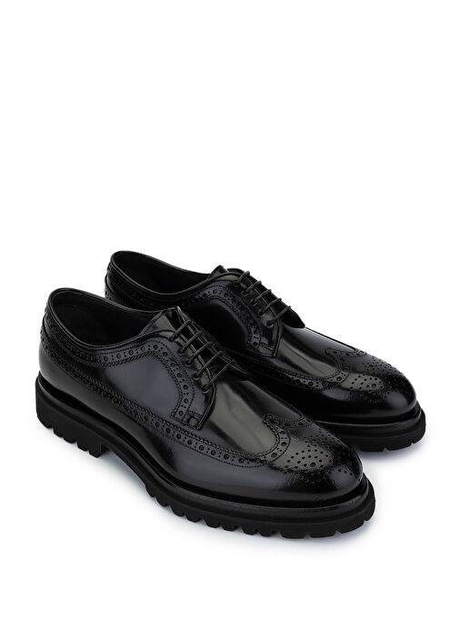 Franceschetti Erkek Hakiki Deri Kahverengi Casual Ayakkabı - Görsel 3