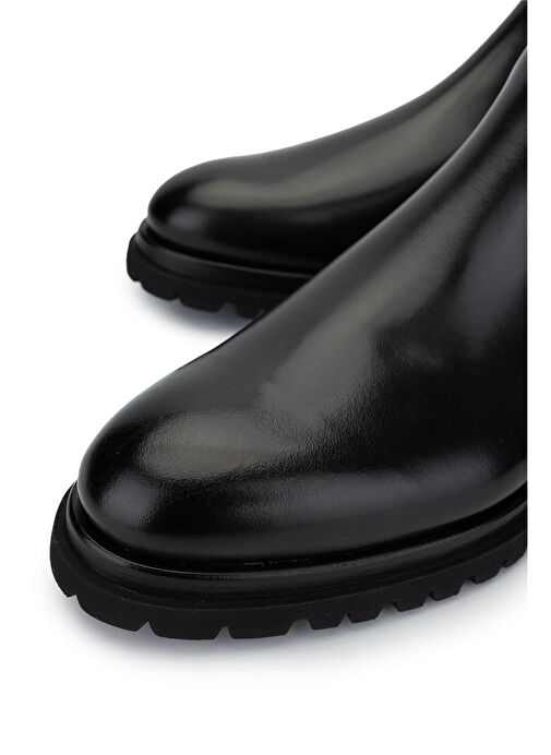 Franceschetti Erkek Hakiki Deri Kahverengi Casual Bot - Görsel 4