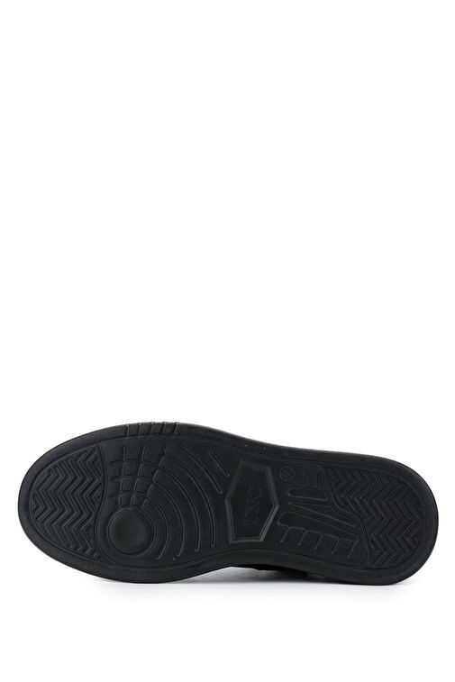 Tamer Tanca Erkek Hakiki Deri Siyah Deri Casual Bot - Görsel 6