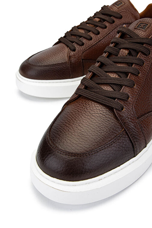 Tamer Tanca Lacivert Erkek Deri Sneaker 04 3522 ERK AYK SK24-25 - Görsel 5