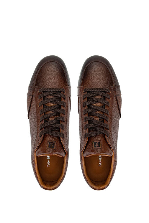 Tamer Tanca Lacivert Erkek Deri Sneaker 04 3522 ERK AYK SK24-25 - Görsel 6