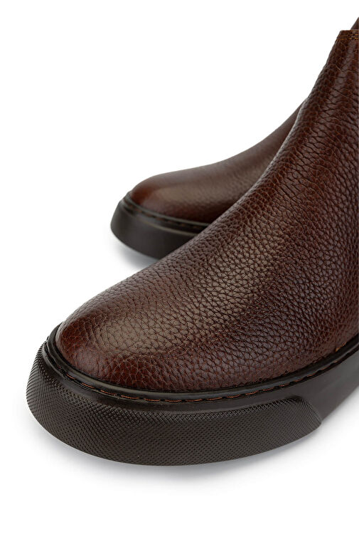 Tamer Tanca Erkek Hakiki Deri Taba Casual Bot - Görsel 4