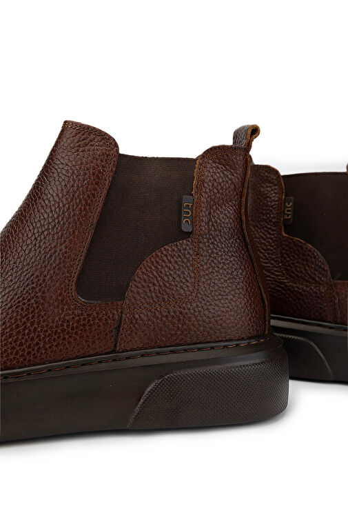 Tamer Tanca Erkek Hakiki Deri Taba Casual Bot - Görsel 6