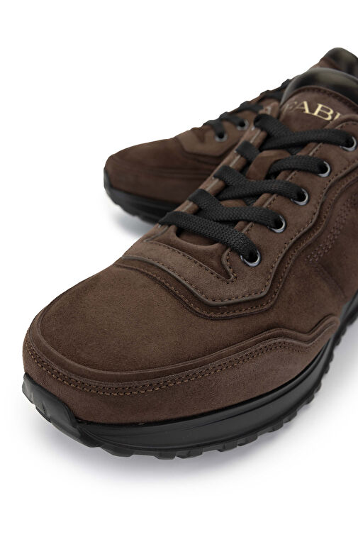 Fabi Erkek Hakiki Deri Kahverengi Sneakers & Spor Ayakkabı - Görsel 4