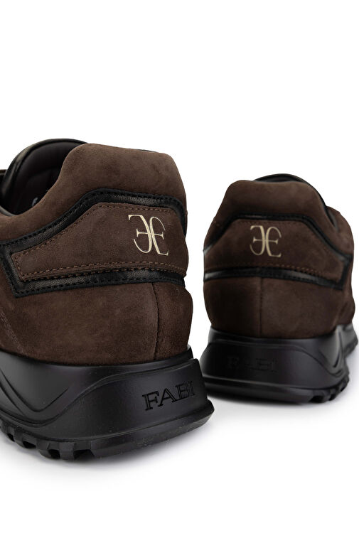 Fabi Erkek Hakiki Deri Kahverengi Sneakers & Spor Ayakkabı - Görsel 5