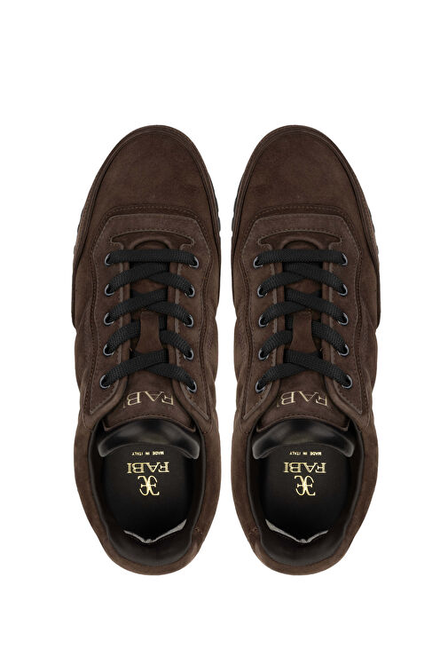 Fabi Erkek Hakiki Deri Kahverengi Sneakers & Spor Ayakkabı - Görsel 7