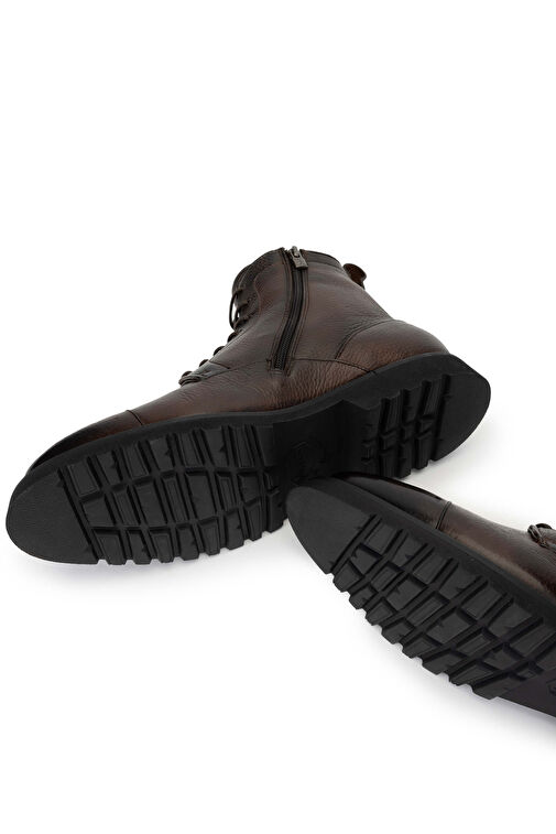 Fabi Erkek Hakiki Deri Kahverengi Casual Bot - Görsel 6