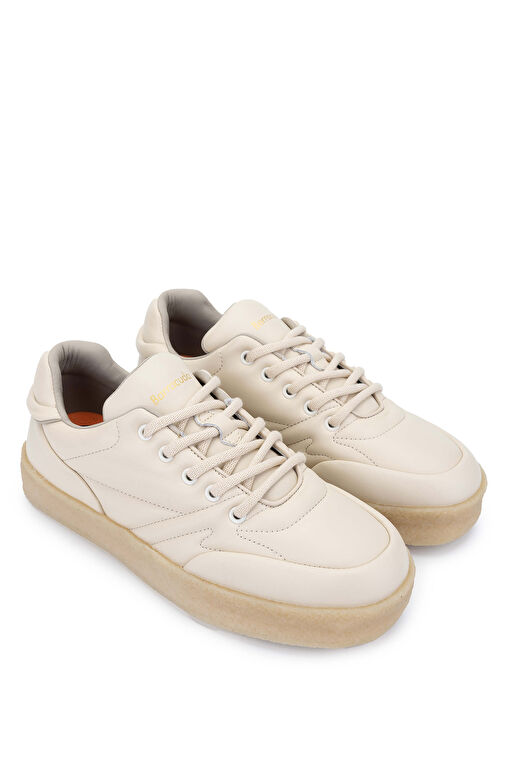 Barracuda Erkek Hakiki Deri Kum Sneakers & Spor Ayakkabı - Görsel 3