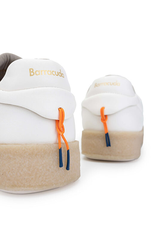 Barracuda Erkek Hakiki Deri Beyaz Sneakers & Spor Ayakkabı - Görsel 5