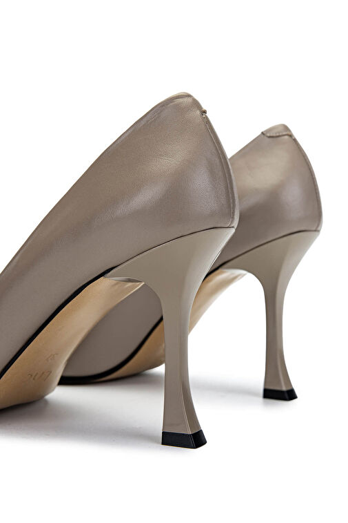 Tamer Tanca Kadın Hakiki Deri Vizon Topuklu Ayakkabı - Görsel 5