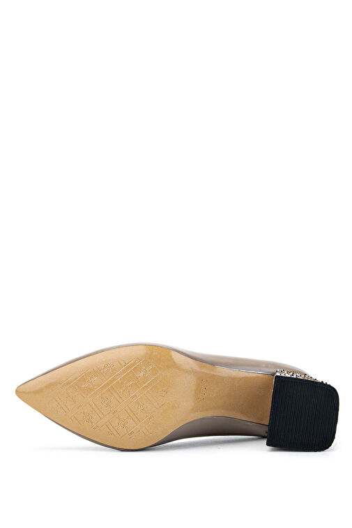 Tamer Tanca Kadın Hakiki Deri Vizon Topuklu Ayakkabı - Görsel 4