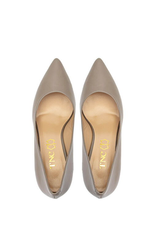 Tamer Tanca Kadın Hakiki Deri Vizon Topuklu Ayakkabı - Görsel 7