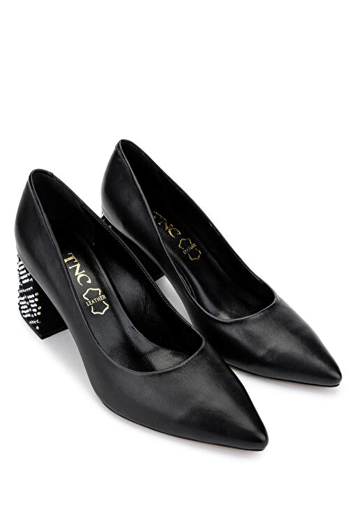 Tamer Tanca Vizon Kadın Deri Topuklu Ayakkabı 22 5044 BN AYK SK24-25 - Görsel 3