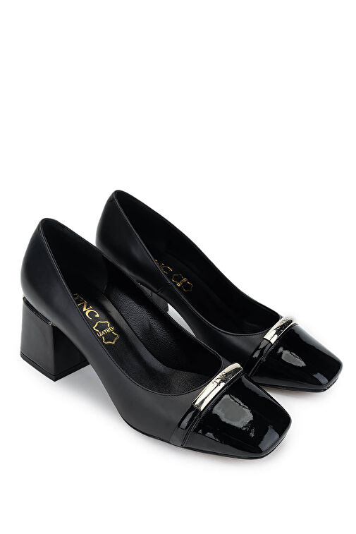 Tamer Tanca Vizon Kadın Deri Topuklu Ayakkabı 22 5038 BN AYK SK24-25 - Görsel 3