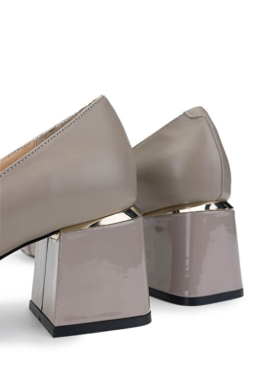 Tamer Tanca Kadın Hakiki Deri Vizon Topuklu Ayakkabı - Görsel 5