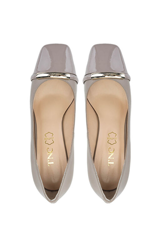 Tamer Tanca Kadın Hakiki Deri Vizon Topuklu Ayakkabı - Görsel 7