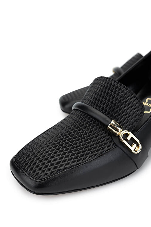 Tamer Tanca Kahverengi Kadın Deri Topuklu Ayakkabı 22 5123 BN AYK SK24-25 - Görsel 4