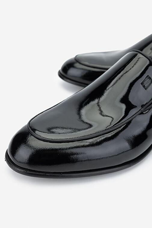 Valmenti Siyah Erkek Rugan Klasik Ayakkabı 722 23704 ERK AYK SK24-25 - Görsel 4