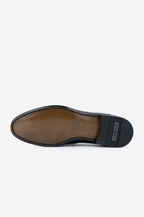 Valmenti Siyah Erkek Rugan Klasik Ayakkabı 722 23704 ERK AYK SK24-25 - Görsel 5