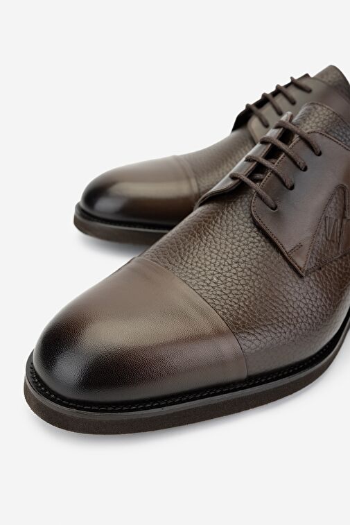 Valmenti Siyah Erkek Deri Klasik Ayakkabı 722 21806 ERK AYK SK24-25 - Görsel 4