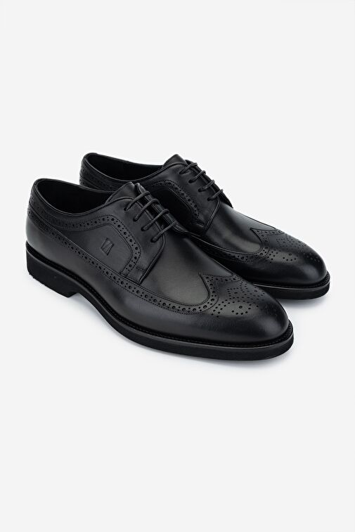 Valmenti Kahverengi Erkek Deri Klasik Ayakkabı 722 21802 ERK AYK SK24-25 - Görsel 3