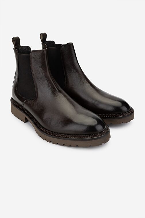 Valmenti Erkek Hakiki Deri Casual Bot - Görsel 3