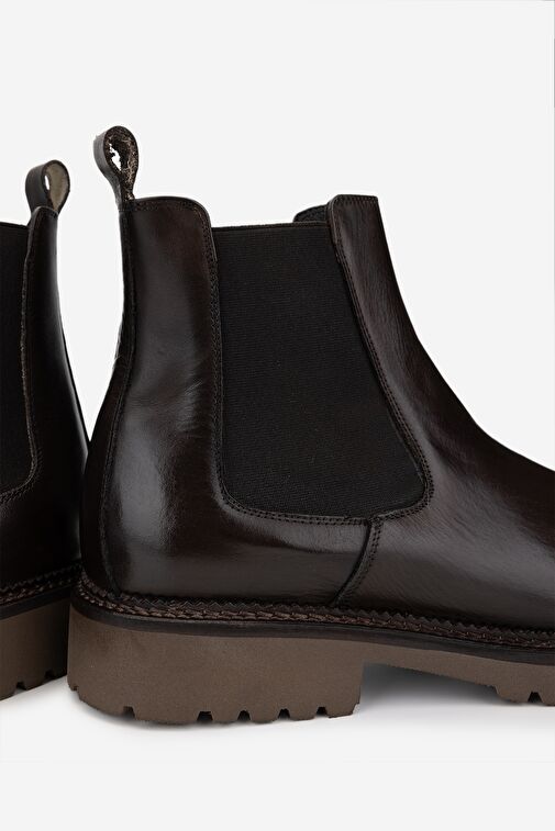 Valmenti Erkek Hakiki Deri Casual Bot - Görsel 5