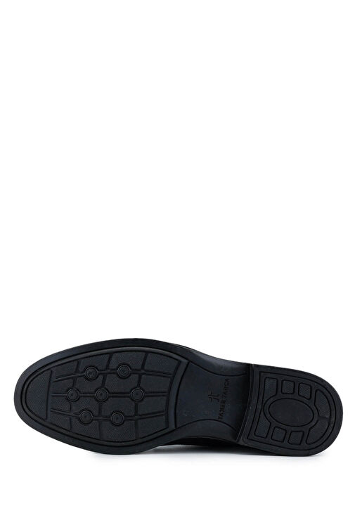 Tamer Tanca Erkek Hakiki Deri Siyah Floter Casual Bot - Görsel 5