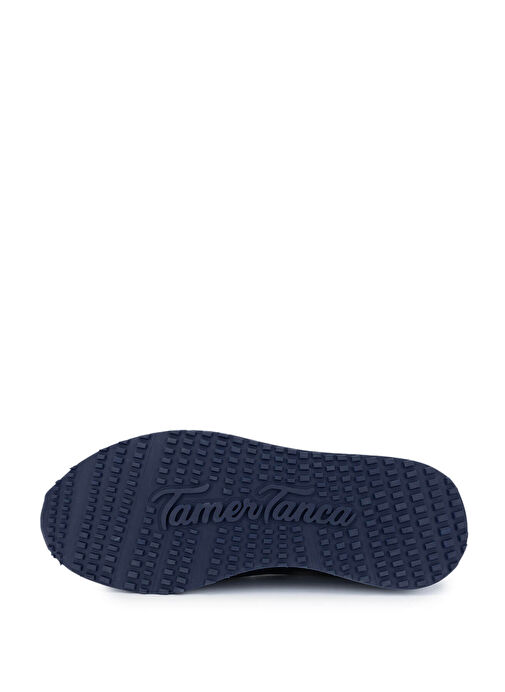 Tamer Tanca Erkek Hakiki Deri Lacivert Sneakers & Spor Ayakkabı - Görsel 5