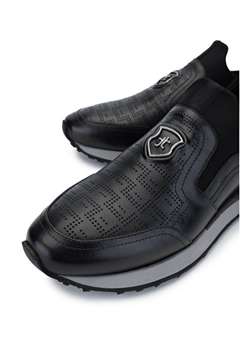 Tamer Tanca Kahverengi Erkek Deri Sneaker 383 6276 ERK AYK SK24-25 - Görsel 4