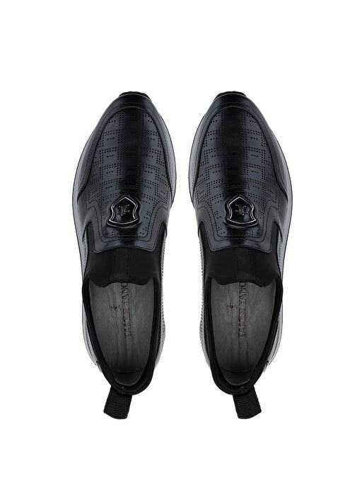 Tamer Tanca Kahverengi Erkek Deri Sneaker 383 6276 ERK AYK SK24-25 - Görsel 6