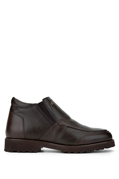 Tamer Tanca Erkek Hakiki Deri Kahverengi Casual Bot - Görsel 2