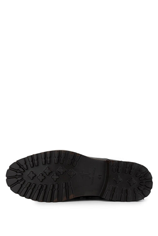 Tamer Tanca Erkek Hakiki Deri Kahverengi Casual Bot - Görsel 7