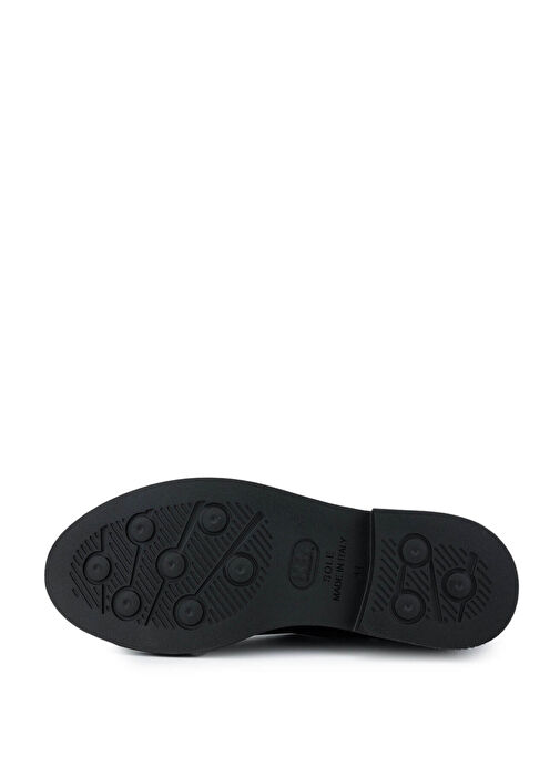 Tamer Tanca Erkek Hakiki Deri Siyah Deri Casual Bot - Görsel 5