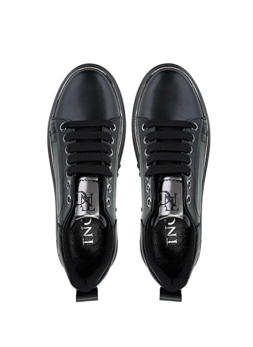 Tamer Tanca Kadın Suni Deri Siyah Sneakers & Spor Ayakkabı - Görsel 6