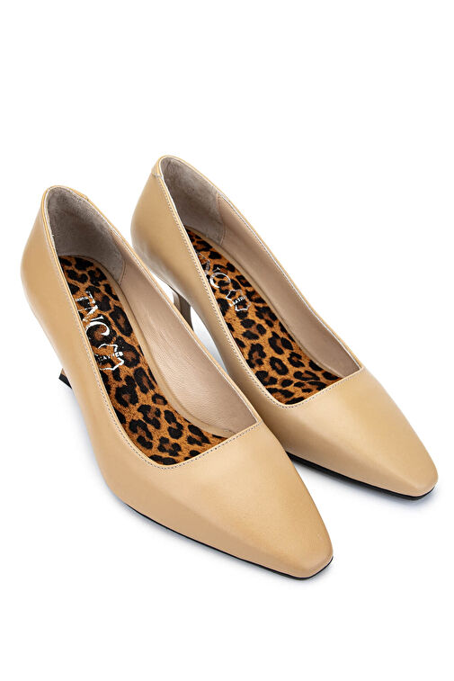 Tamer Tanca Siyah Kadın Deri Topuklu Ayakkabı 1027 0198 BN AYK SK24-25 - Görsel 3