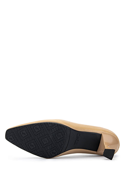 Tamer Tanca Siyah Kadın Deri Topuklu Ayakkabı 1027 0198 BN AYK SK24-25 - Görsel 4