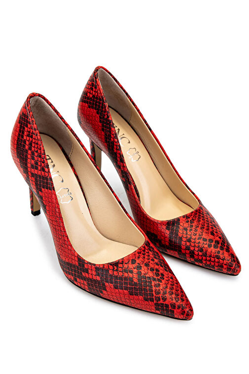 Tamer Tanca Yeşil Kadın Deri Topuklu Ayakkabı 1027 1001 BN AYK SK24-25 - Görsel 3