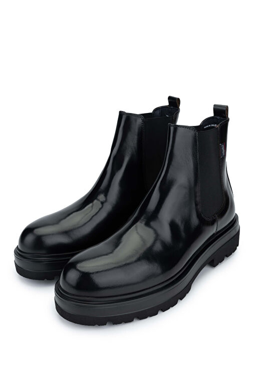 Callaghan Siyah Erkek Deri Günlük Ayakkabı 618 52313 ERK BOT SK24-25 - Görsel 5