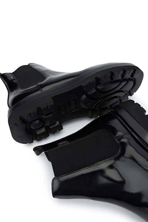 Callaghan Siyah Erkek Deri Günlük Ayakkabı 618 52313 ERK BOT SK24-25 - Görsel 6