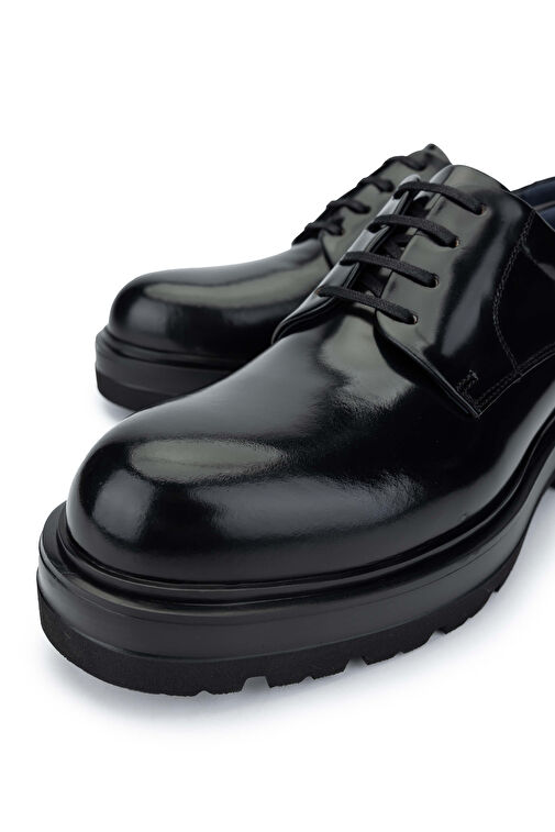 Callaghan Siyah Erkek Deri Klasik Ayakkabı 618 52312 ERK AYK SK24-25 - Görsel 4