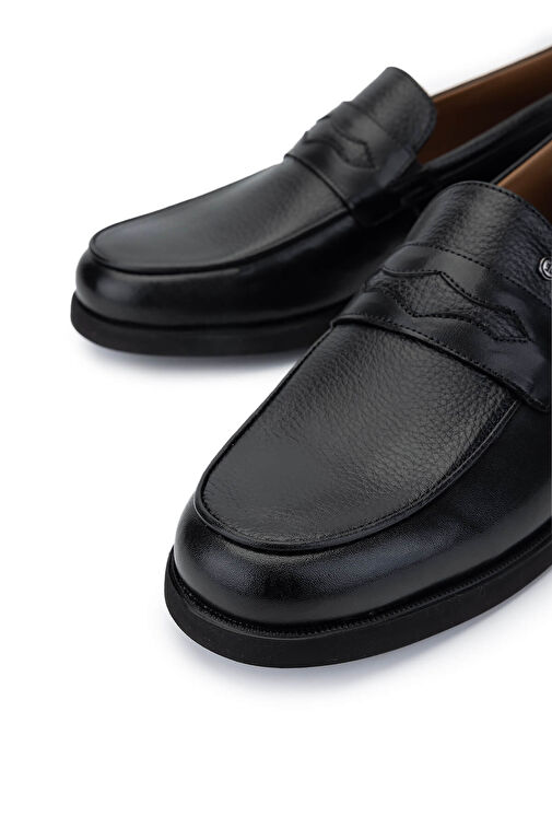 Tamer Tanca Kahverengi Erkek Deri Loafer 537 3515 ERK AYK SK24-25 - Görsel 4