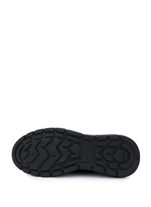 Tamer Tanca Erkek Hakiki Deri Siyah Süet Casual Bot - Görsel 5