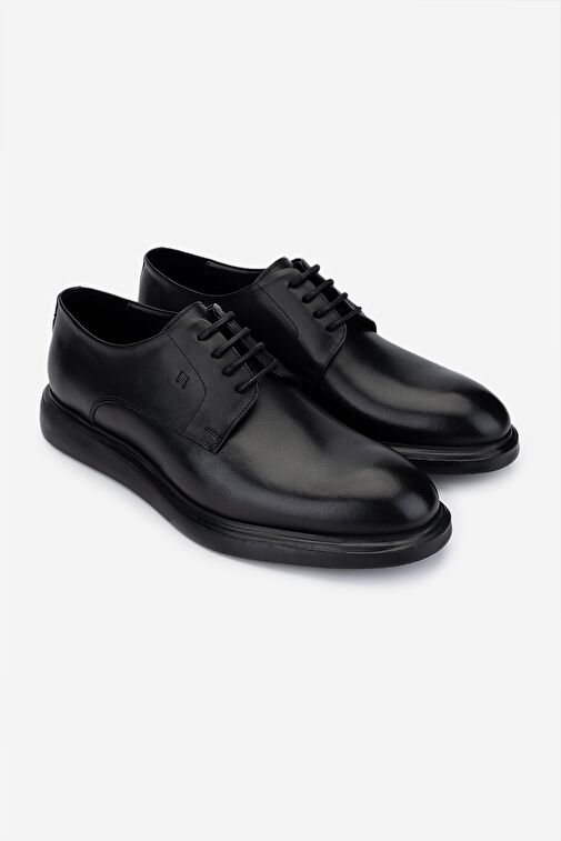 Valmenti Siyah Erkek Rugan Klasik Ayakkabı 998 1329 ERK AYK SK24-25 - Görsel 3