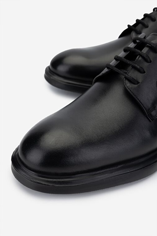 Valmenti Siyah Erkek Rugan Klasik Ayakkabı 998 1329 ERK AYK SK24-25 - Görsel 4