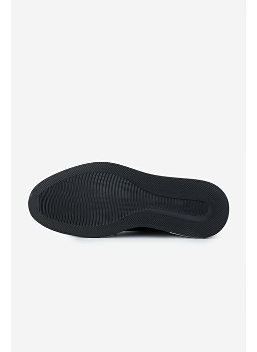 Valmenti Erkek Hakiki Deri Siyah Rugan Klasik Ayakkabı - Görsel 5